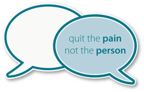 Quit the pain not the person